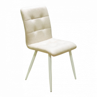 Стул Доби (Каркас (белый 9016 матовый) тк. коллекции Safari бежевый 011)