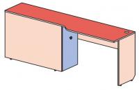 Стол-тумба для двухэтажного блока Силуэт