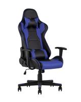 Кресло игровое TopChairs Diablo синее фото Кресло игровое TopChairs Diablo синее. Фото №1