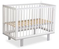 Кроватка Polini Kids Simple 340, белый фото Кроватка Polini Kids Simple 340, белый. Фото №1