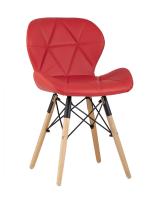 Стул Бон экокожа красный. Фото №1