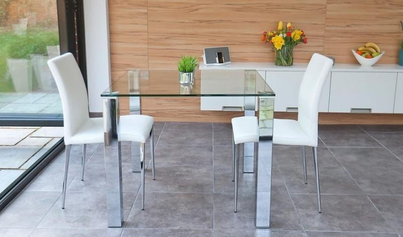 Современный Кухонный стеклянный стол: достоинства и недостатки