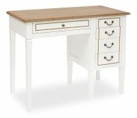 Стол письменный Secret de Maison CHATEAUBRIANT (mod. BRN25) красное дерево, 100x50x78, White (белый)/Walnut (орех) фото Стол письменный Secret de Maison CHATEAUBRIANT (mod. BRN25) красное дерево, 100x50x78, White (белый)/Walnut (орех). Фото №1