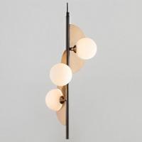 Подвесная люстра Eurosvet Futura 50143/3 золото/черный. Фото №1