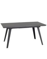 Стол обеденный Палермо раскладной 160-200*90 серый со стеклом фото Стол обеденный Палермо раскладной 160-200*90 серый со стеклом. Фото №1