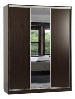 Шкаф-купеБассо 1-600* (полкиСлева) венге фото Шкаф-купеБассо 1-600* (полкиСлева) венге. Фото №1