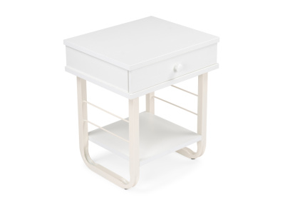 Тумба прикроватная Малгома белая. Фото №4