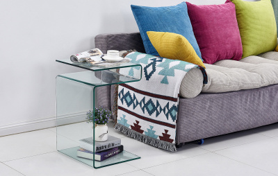 Стол журнальный F-C601 прозрачный. Фото