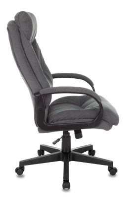 Кресло руководителя Бюрократ CH-824 Fabric серый Alfa 44 крестовина пластик фото Кресло руководителя Бюрократ CH-824 Fabric серый Alfa 44 крестовина пластик. Фото №4