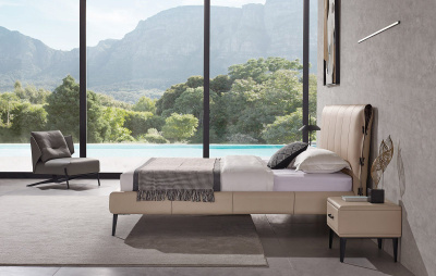 Тумба прикроватная GNS190 бежевая. Фото