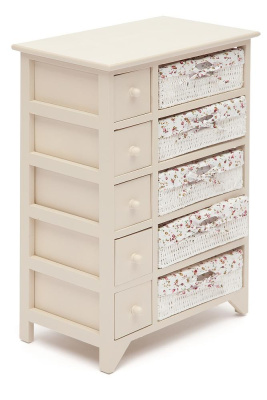 Комод Cabas 4323 с 5-ю корзинами и 5-ю ящиками фото Комод Cabas 4323 с 5-ю корзинами и 5-ю ящиками. Фото №2