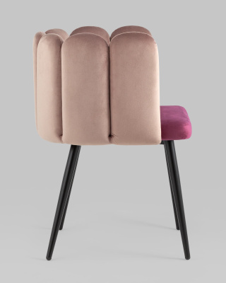 Кресло Карнавал пыльно-розовое/бордо. Фото