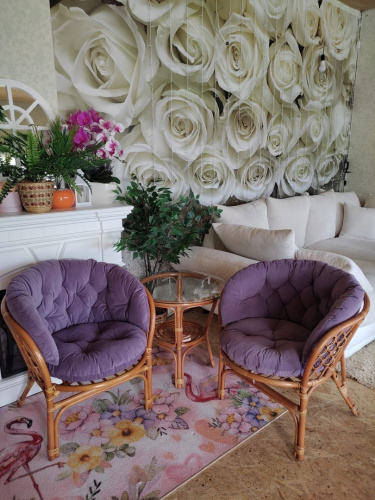 Подушка на кресло "Багама" авторская (однотонная). Фото №6