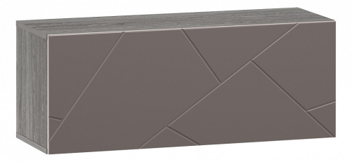 Шкаф навесной Summit НМ 014.21-01 (открывание вверх) , Софт Графит, Ясень Анкор темный. Фото №1