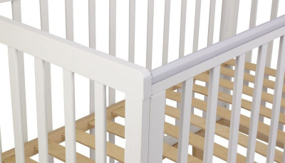 Кроватка Polini Kids Simple 340, белый фото Кроватка Polini Kids Simple 340, белый. Фото №5