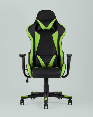 Кресло игровое TopChairs Gallardo зеленое фото Кресло игровое TopChairs Gallardo зеленое. Фото №5