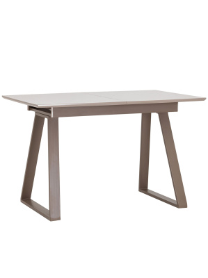 Стол обеденный Детройт раскладной 120-160*80 бежевый фото Стол обеденный Детройт раскладной 120-160*80 бежевый. Фото №2