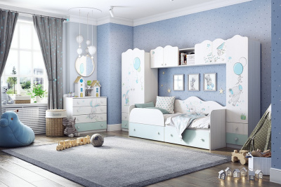 Бонни Полка белый рамух/Кэнди. Фото