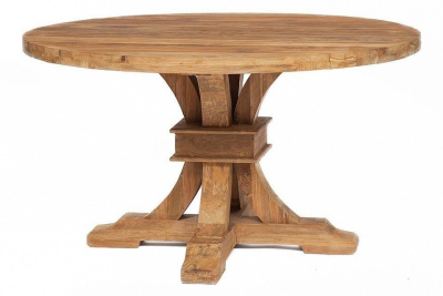 Стол обеденный Secret De Maison Romano дерево тик, 140х140х78см, натуральный. Фото №2