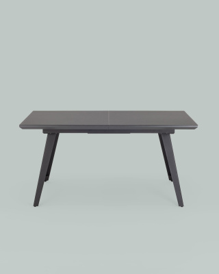 Стол обеденный Палермо раскладной 160-200*90 серый со стеклом фото Стол обеденный Палермо раскладной 160-200*90 серый со стеклом. Фото №4