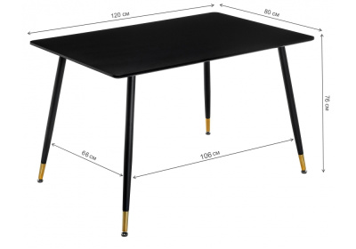 Стол Bianka черный. Фото №4