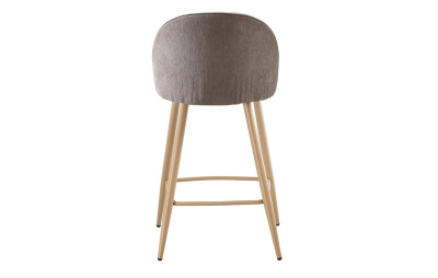 Стул полубарный 373B-2 бежевый/дерево фото Стул полубарный 373B-2 бежевый/дерево. Фото №5