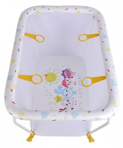 Манеж Polini Kids Малышарики Солнечный день, белый. Фото №9