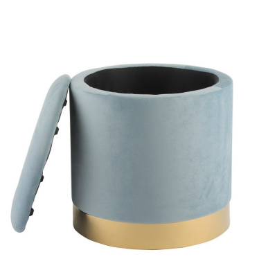 Пуф FS-006-40 голубой. Фото №3