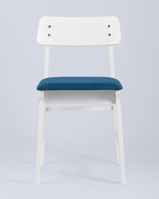 Стул ODEN WHITE синий 2 шт.. Фото