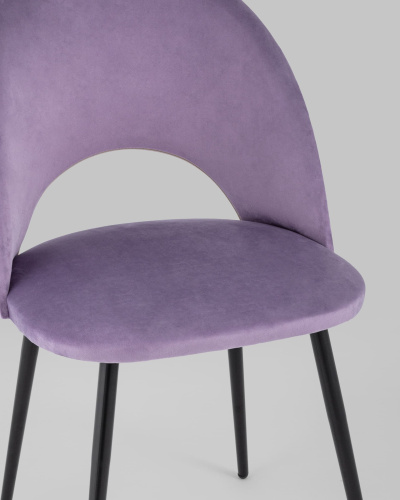 Стул Меган велюр сиреневый. Фото №9