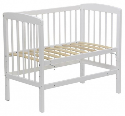 Кроватка Polini Kids Simple 100, белый фото Кроватка Polini Kids Simple 100, белый. Фото №3