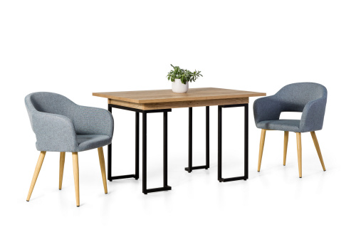 Стол раскладной обеденный Loft 160 Дуб натур. Фото №15