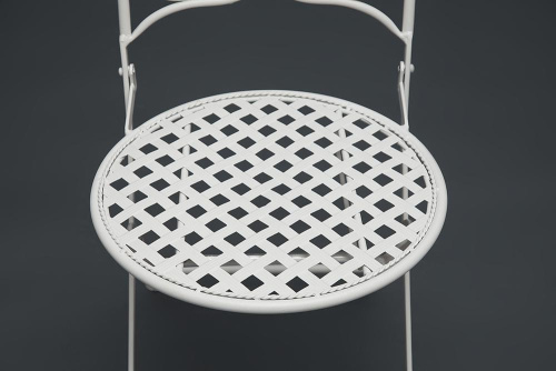 Кованый стул Secret De Maison Love Chair белый. Фото №3