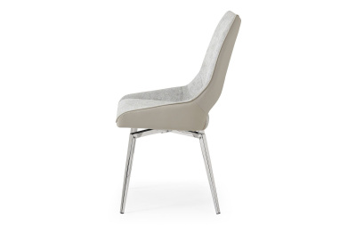 Стул DC1239 бежевый/ноги сталь. Фото №3