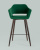 Стул барный Саймон велюр темно-зеленый. Фото №5