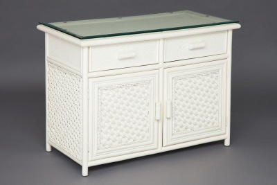 Комод Andrea (2 ящика)  TCH White (белый) фото Комод Andrea (2 ящика)  TCH White (белый). Фото №2