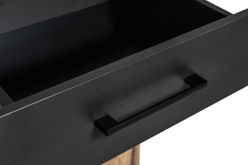 Тумба для обуви с ящиком Loft Дуб табак/Графит. Фото №9