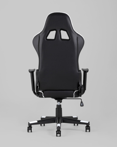 Кресло игровое TopChairs Diablo белое. Фото №6