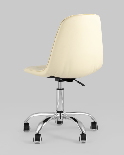 Стул офисный Тейлор экокожа бежевый. Фото №7