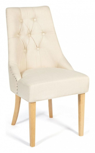 Стул Secret De Maison Prima (mod. C004-2) дерево береза, ткань: вельвет, 52х61х100см, бежевый (поставляется по 2 шт). Фото №1