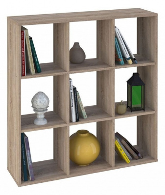 Стеллаж Polini Home Smart, древесина коричневая светлая дуб. Фото