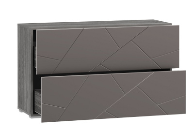 Тумба Summit НМ 011.87, Софт Графит, Ясень Анкор темный. Фото