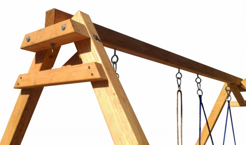 Качели детские Р911-2, коричневый. Фото №5