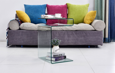 Стол журнальный F-C601 прозрачный. Фото