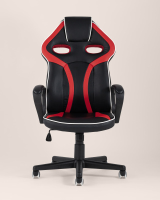 Кресло игровое TopChairs Racer Lighti черное с красным фото Кресло игровое TopChairs Racer Lighti черное с красным. Фото №5