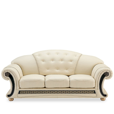 Диван Versace 3-х местный белый. Фото №2