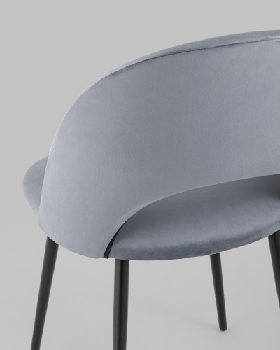 Стул Меган велюр серый. Фото №8