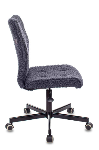 Кресло Бюрократ CH-330M синий экомех крестовина металл черный. Фото №5