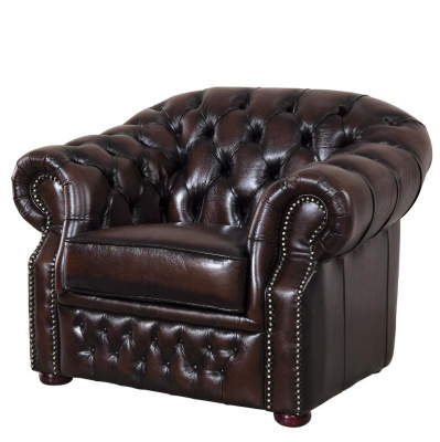 Кресло B-128 коричневое. Фото