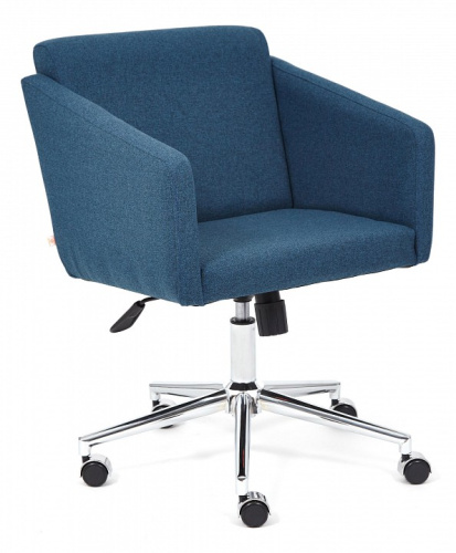 Кресло MILAN хром ткань ORLEANS, синий, 19. Фото №1